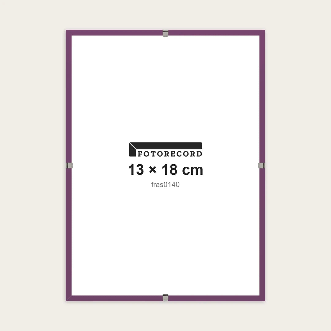 Kit Montatura a Giorno 13x18 cm — Viola Opaco | fras0140