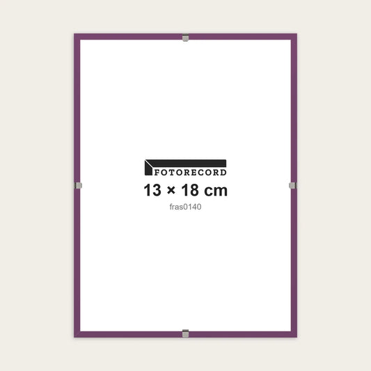 Kit Montatura a Giorno 13x18 cm — Viola Opaco