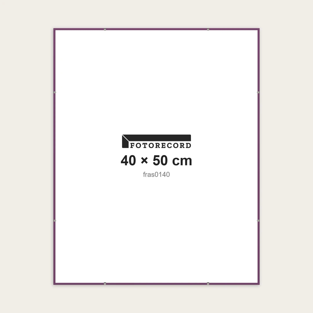 Kit Montatura a Giorno 40x50 cm — Viola Opaco | fras0140