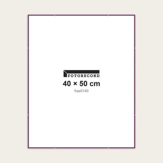 Kit Montatura a Giorno 40x50 cm — Viola Opaco