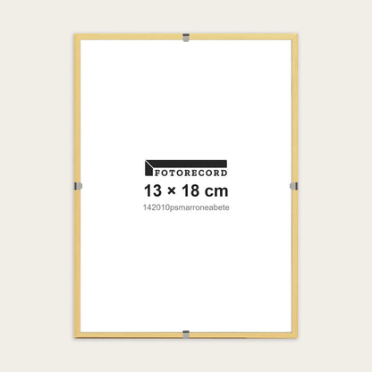 Kit Montatura a Giorno 13x18 cm — Marrone Satinato | fras0154