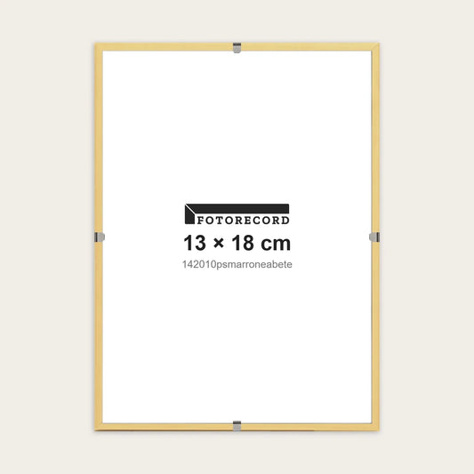Kit Montatura a Giorno 13x18 cm — Marrone Satinato | fras0154