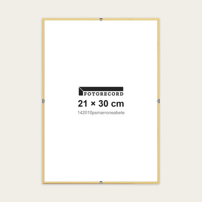 Kit Montatura a Giorno 21x30 cm — Marrone Satinato | fras0154