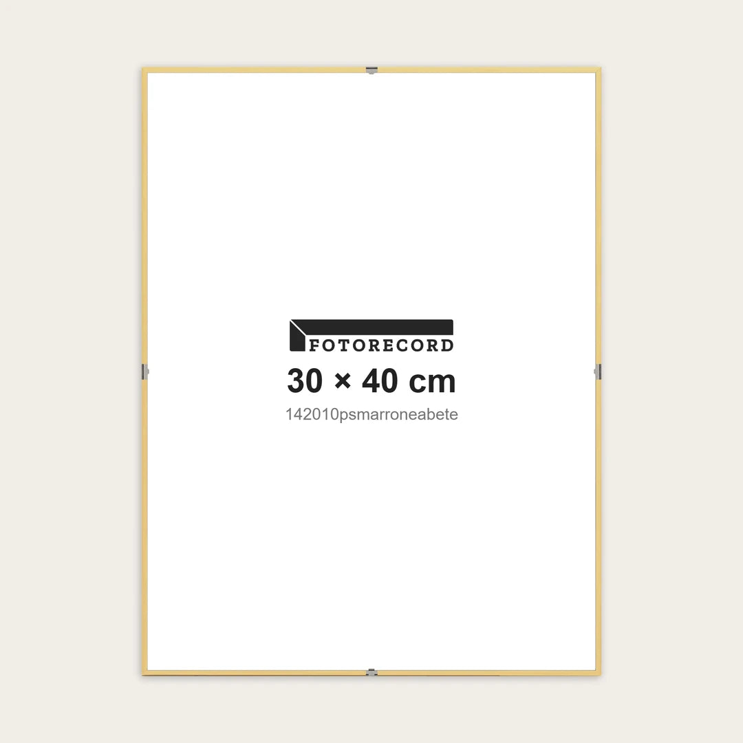 Kit Montatura a Giorno 30x40 cm — Marrone Satinato | fras0154