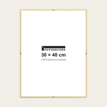 Kit Montatura a Giorno 30x40 cm — Marrone Satinato | fras0154
