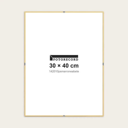 Kit Montatura a Giorno 30x40 cm — Marrone Satinato | fras0154
