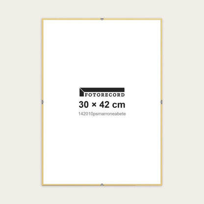 Kit Montatura a Giorno 30x42 cm — Marrone Satinato | fras0154