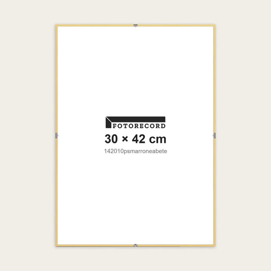 Kit Montatura a Giorno 30x42 cm — Marrone Satinato | fras0154