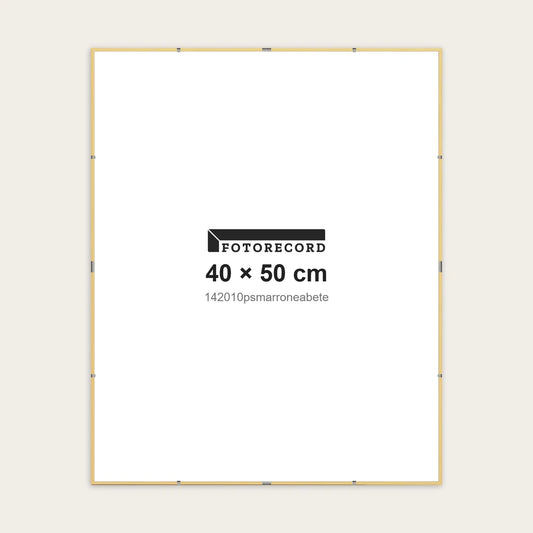 Kit Montatura a Giorno 40x50 cm — Marrone Satinato | fras0154