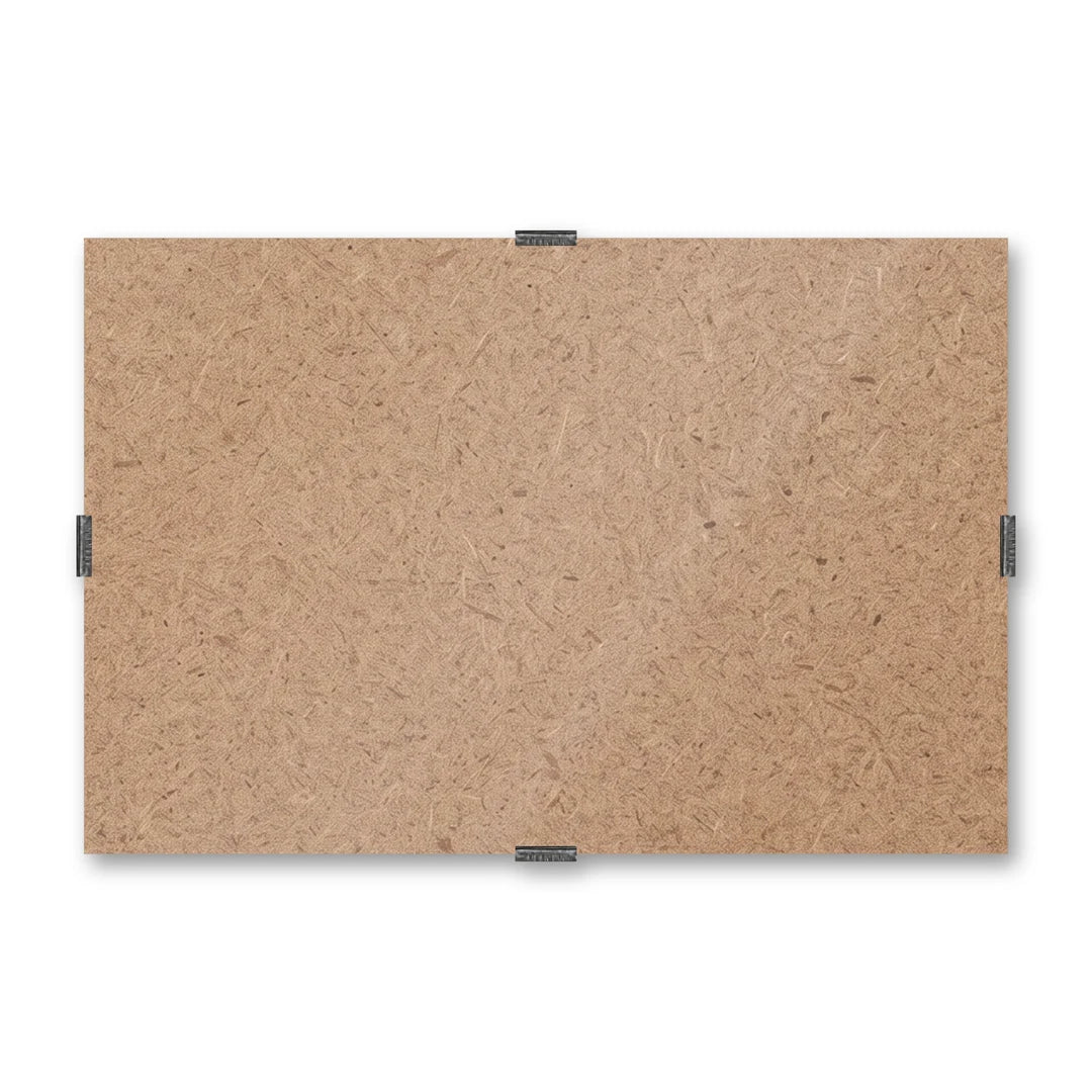 Il pannello solo vetro 10×15 cm di traverso su fondo bianco, senza stampa