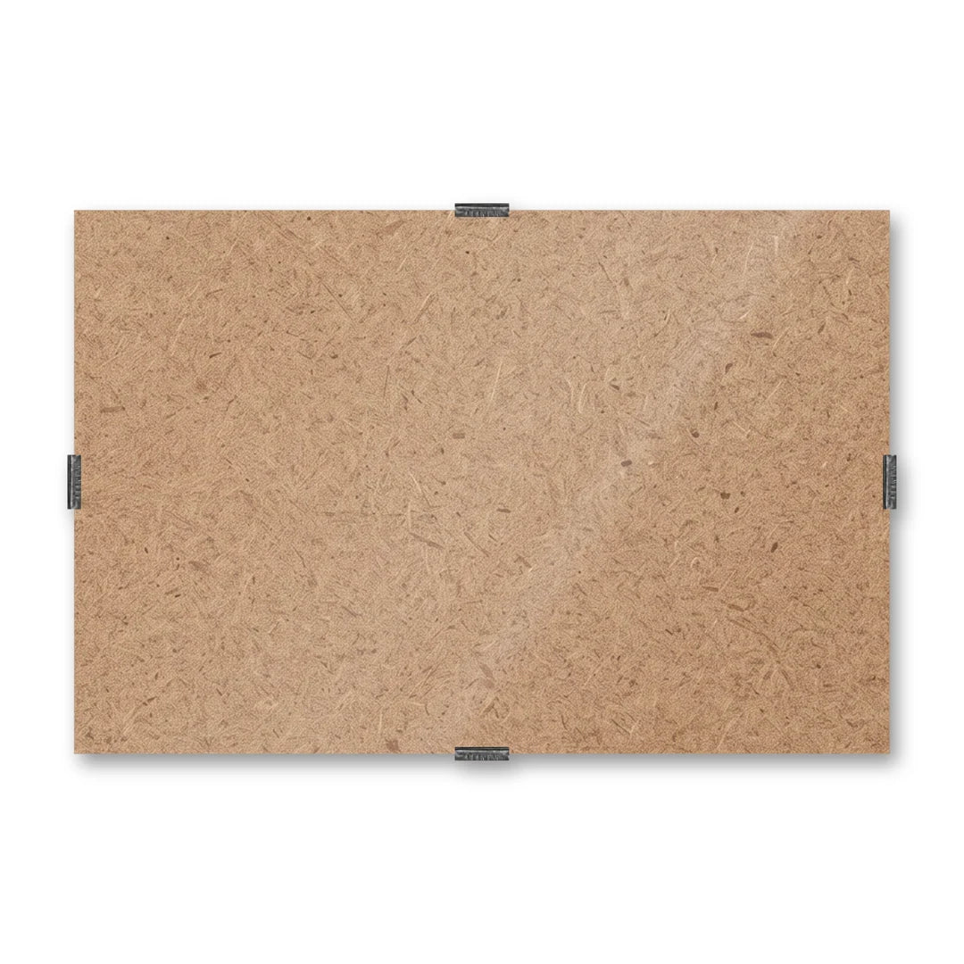 Il pannello solo vetro 10×15 cm di traverso su fondo bianco, senza stampa