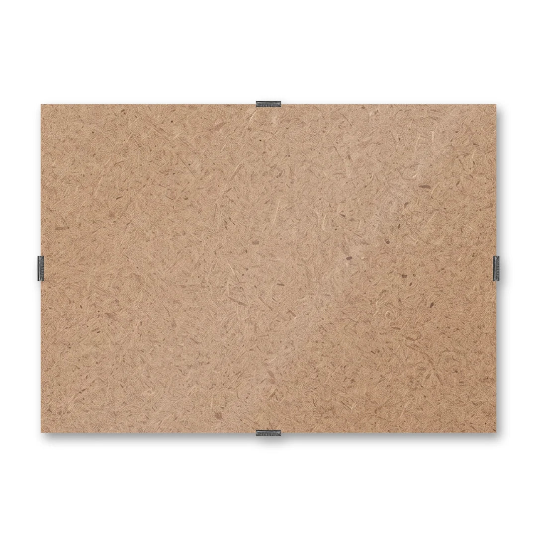 Il pannello solo vetro 13×18 cm di traverso su fondo bianco, senza stampa