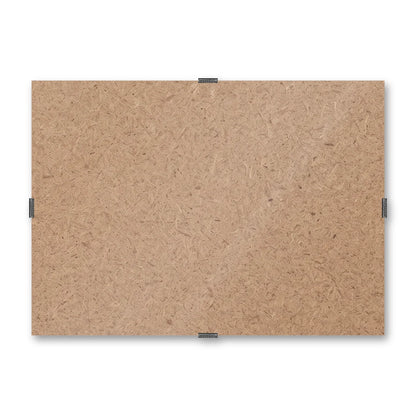 Il pannello solo vetro 13×18 cm di traverso su fondo bianco, senza stampa