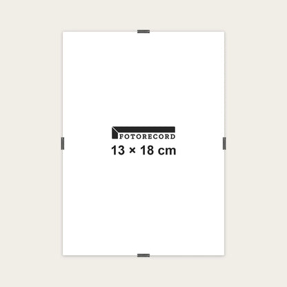 Kit Pannello Solo Vetro 13x18 cm — Fronte Vetro normale