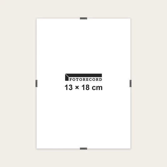 Kit Pannello Solo Vetro 13x18 cm — Fronte Vetro normale