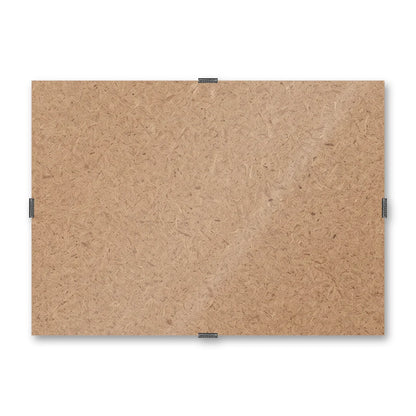Il pannello solo vetro 13×18 cm di traverso su fondo bianco, senza stampa