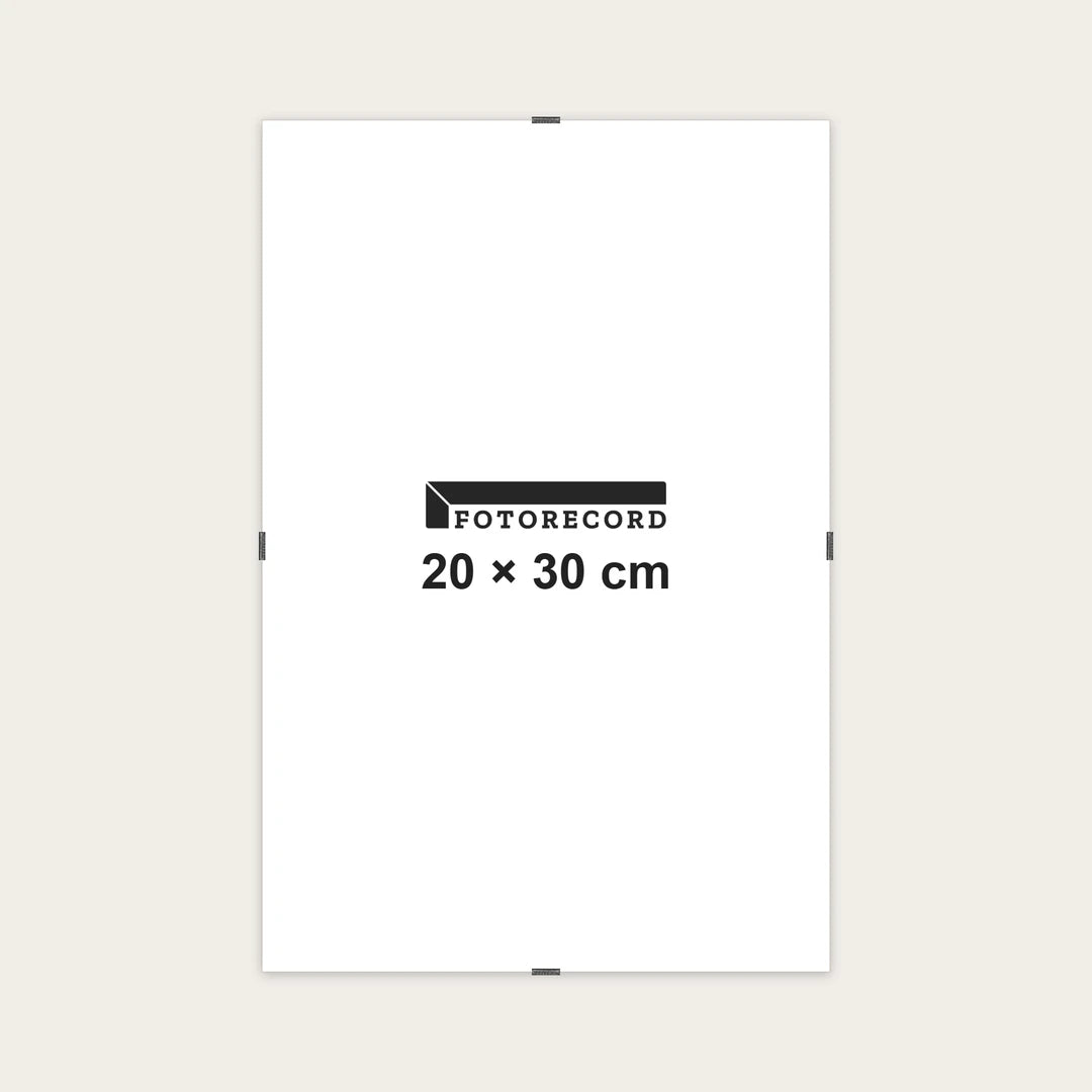 Kit Pannello Solo Vetro 20x30 cm — Fronte Crilex (plexiglass)