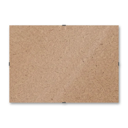 Il pannello solo vetro 21×29,7 cm di traverso su fondo bianco, senza stampa