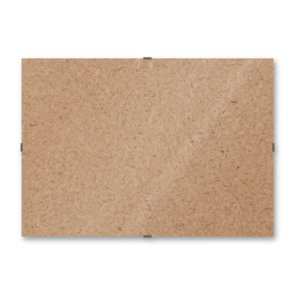 Il pannello solo vetro 21×29,7 cm di traverso su fondo bianco, senza stampa