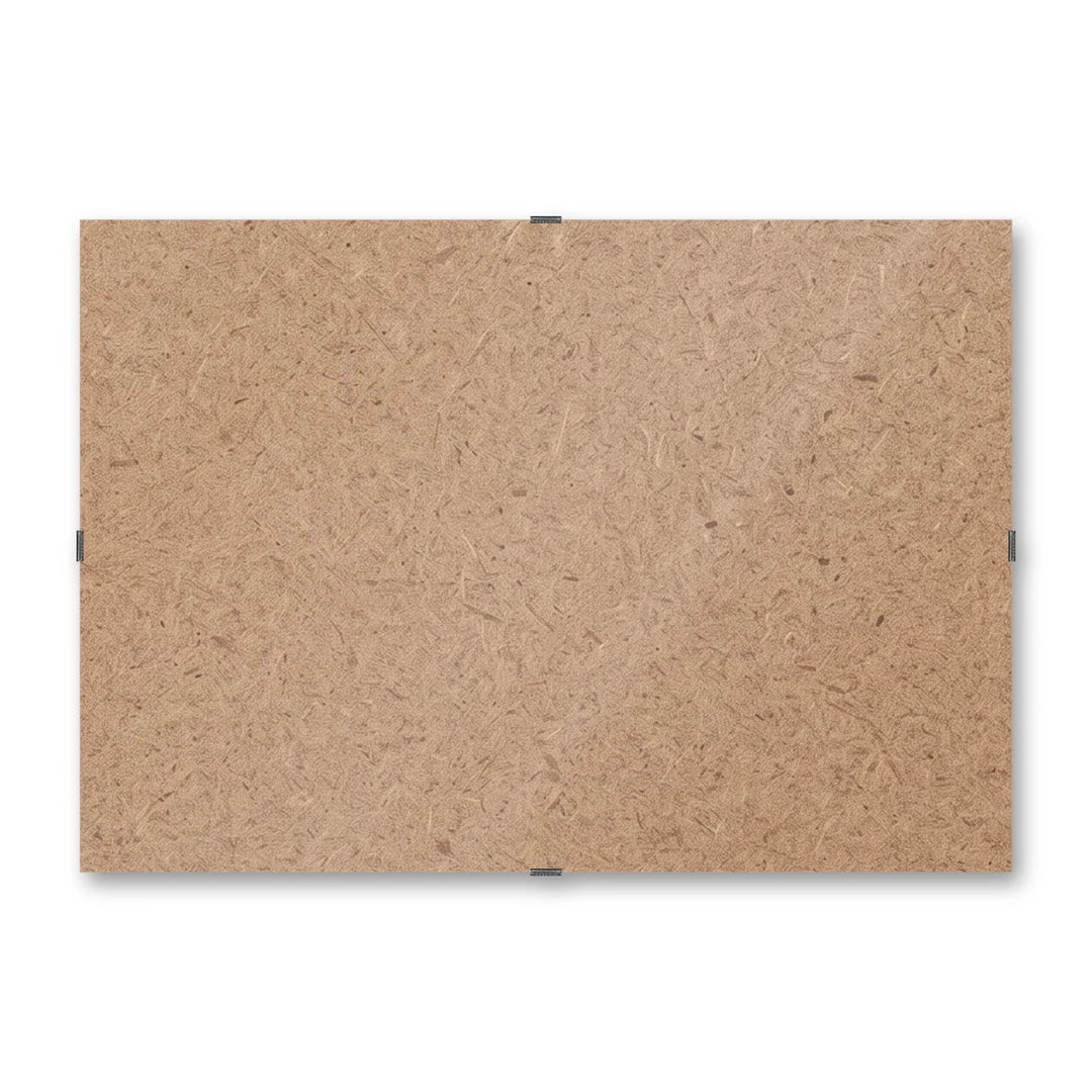 Il pannello solo vetro 21×30 cm di traverso su fondo bianco, senza stampa
