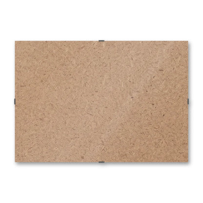 Il pannello solo vetro 21×30 cm di traverso su fondo bianco, senza stampa