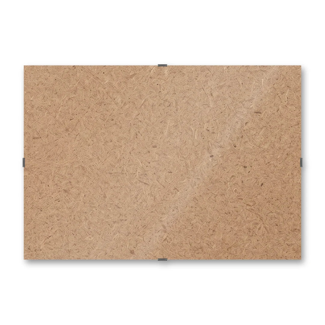 Il pannello solo vetro 21×30 cm di traverso su fondo bianco, senza stampa