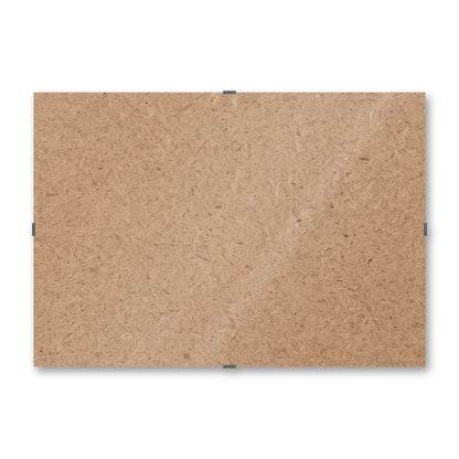 Il pannello solo vetro 21×30 cm di traverso su fondo bianco, senza stampa