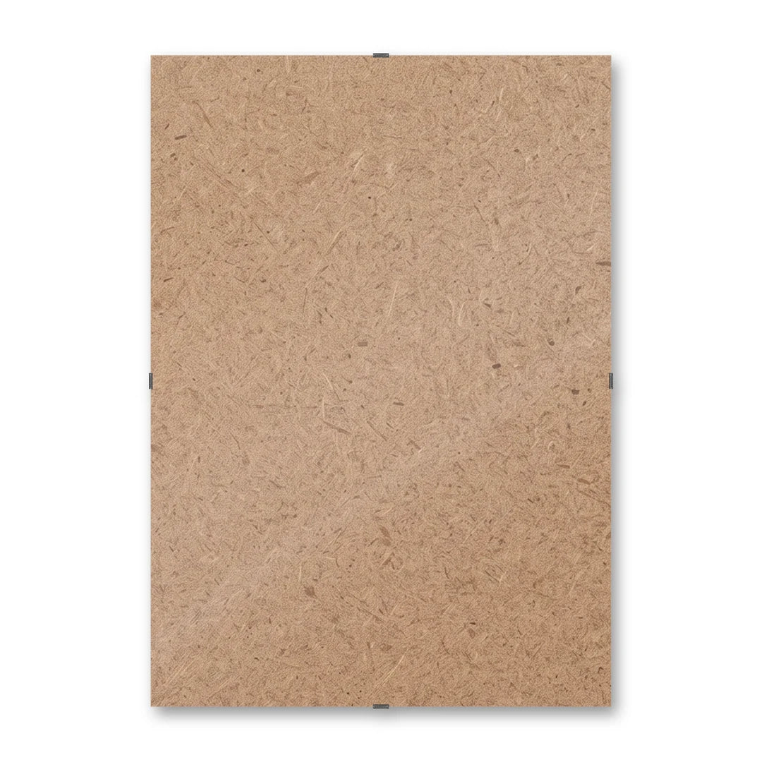Il pannello solo vetro 29,7×42 cm su fondo bianco, senza stampa
