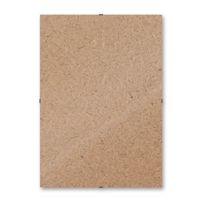 Il pannello solo vetro 29,7×42 cm su fondo bianco, senza stampa