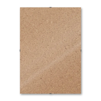 Il pannello solo vetro 29,7×42 cm su fondo bianco, senza stampa