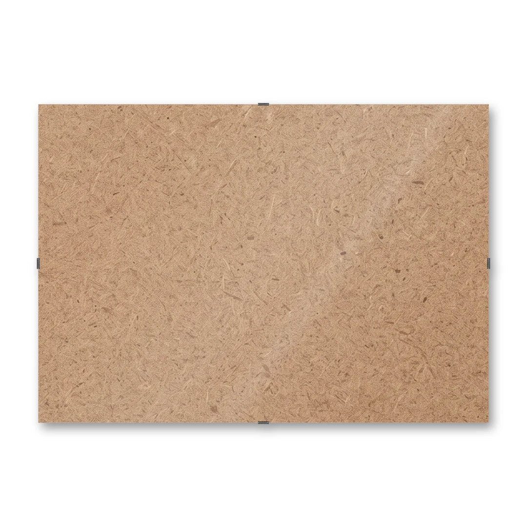 Il pannello solo vetro 29,7×42 cm di traverso su fondo bianco, senza stampa