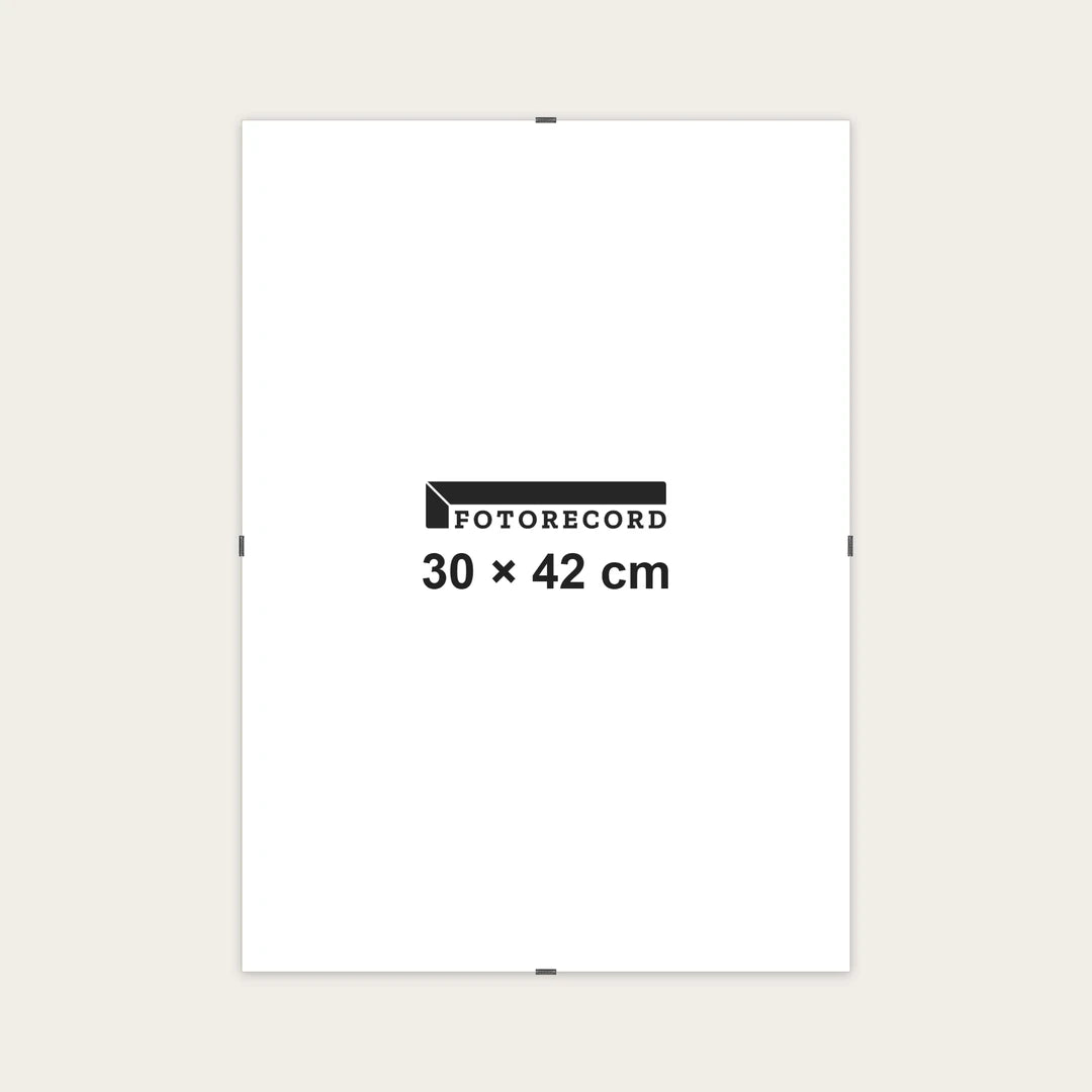Kit Pannello Solo Vetro 30x42 cm — Fronte Crilex (plexiglass)