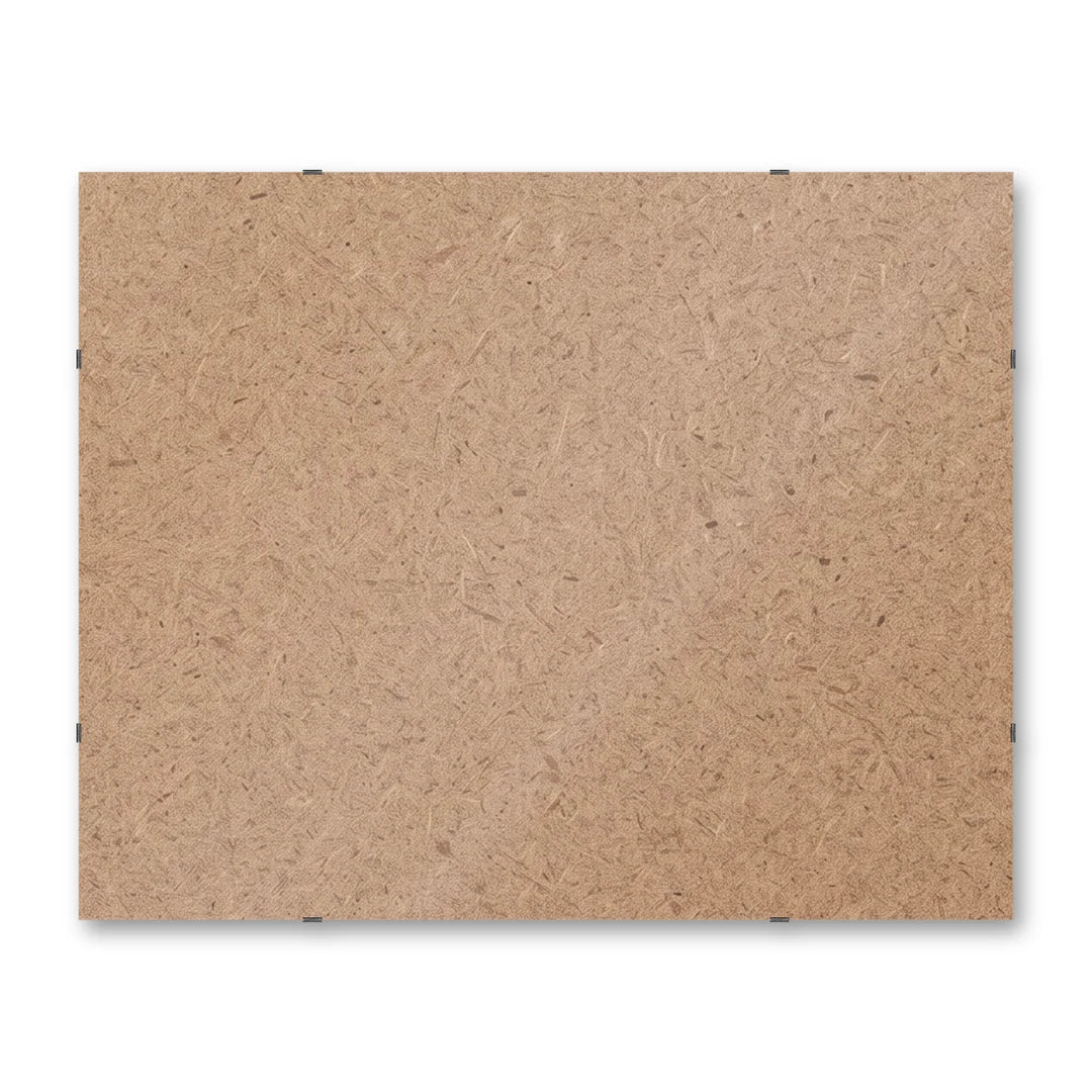 Il pannello solo vetro 40×50 cm di traverso su fondo bianco, senza stampa