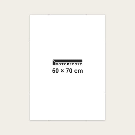 Kit Pannello Solo Vetro 50x70 cm — Fronte Vetro normale