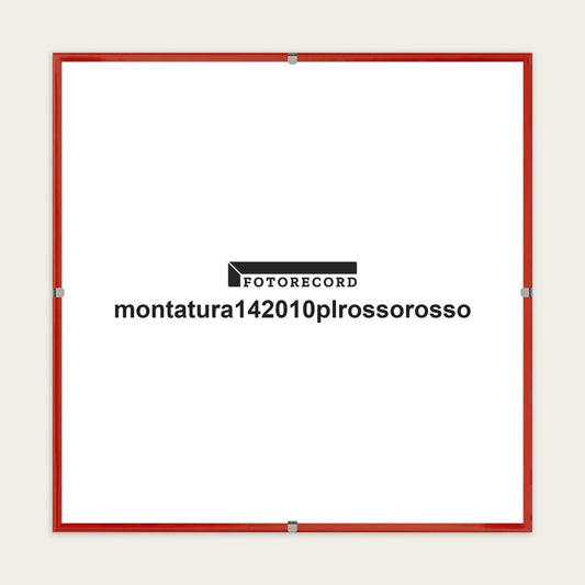 Montatura a giorno montatura142010plrossorosso