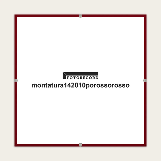 Montatura a giorno montatura142010porossorosso
