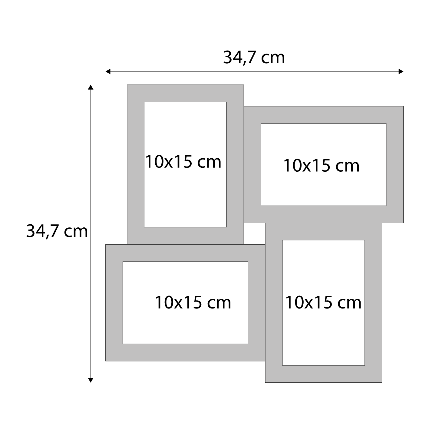 Cornice multipla - 4 foto - 10x15 - FRCM0004