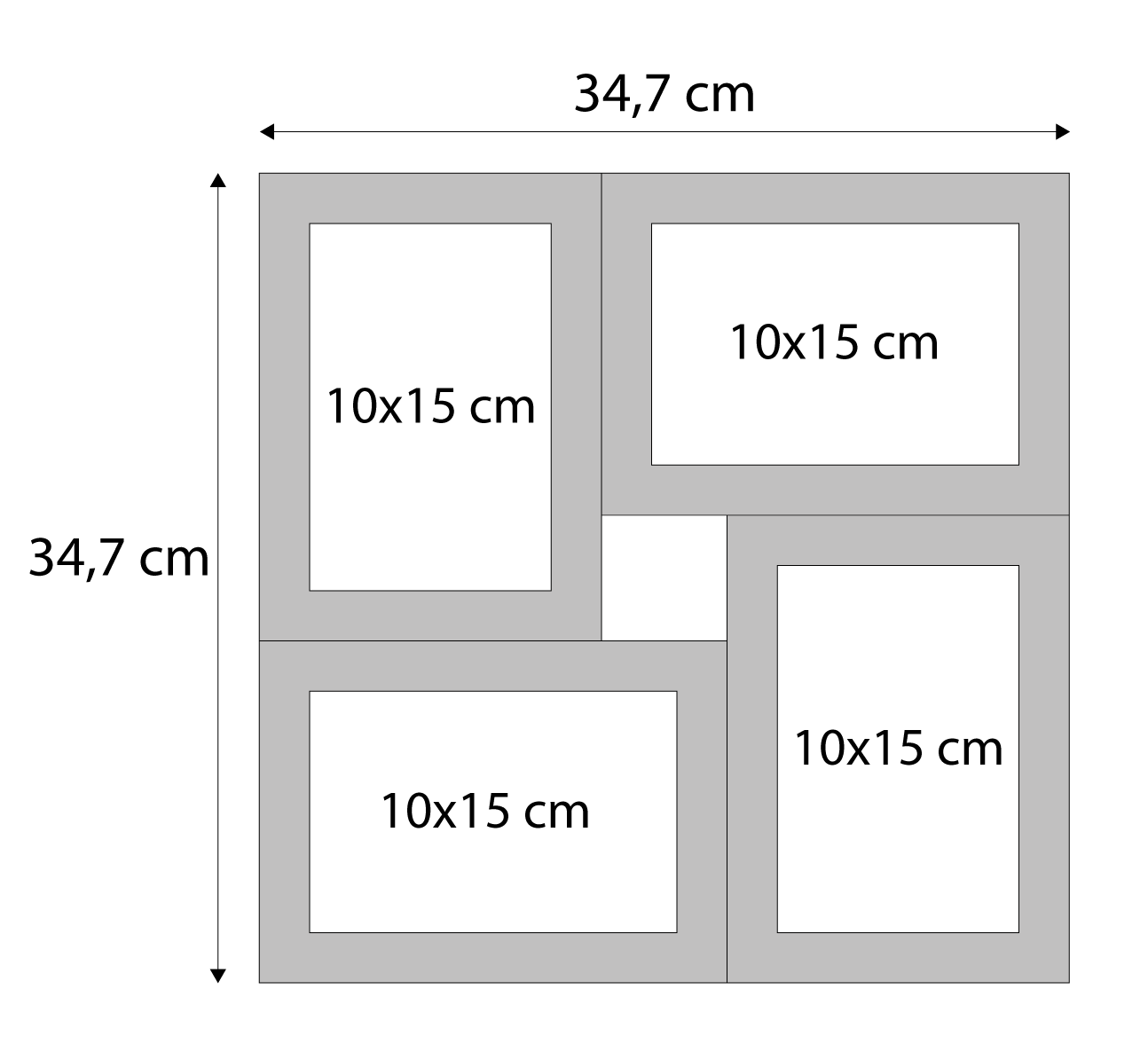 Cornice multipla - 4 foto - 10x15 - FRCM0005