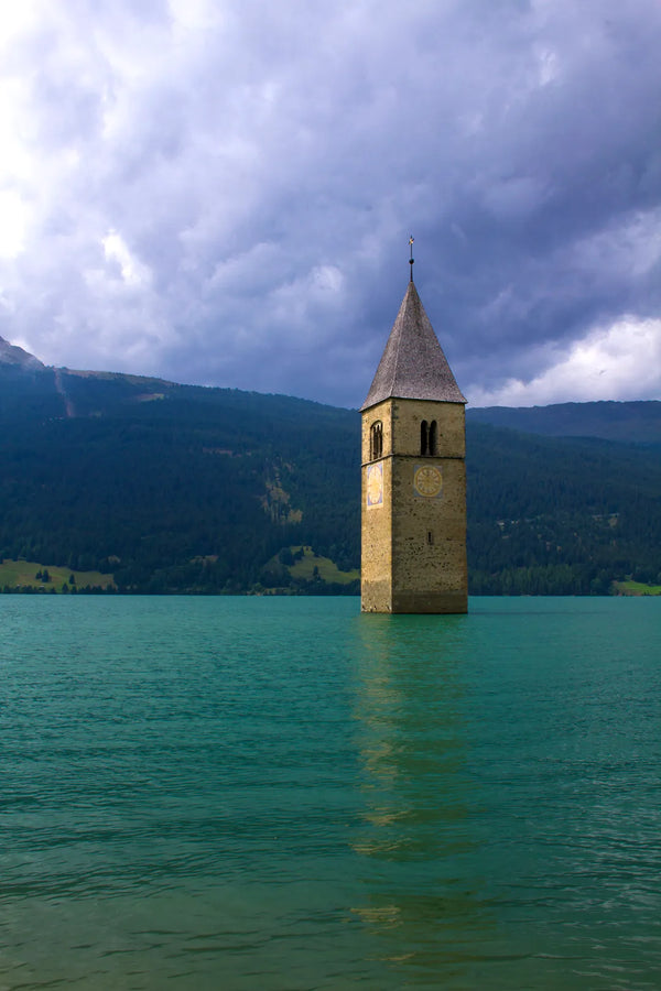 Campanile Sommerso — Lago di Resia | Stampa d’Autore AC | 0009