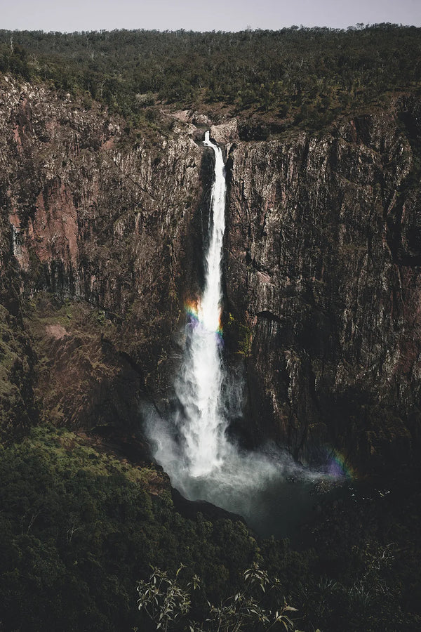 Cascata con Arcobaleno — Foresta Tropicale | Stampa d’Autore Filippo Mondello | 0014