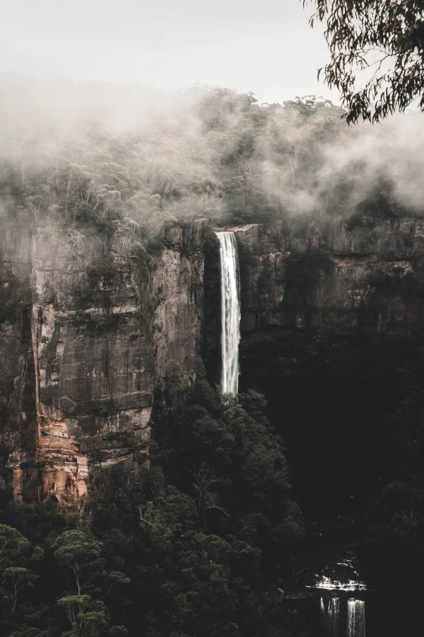 Cascata nel Canyon Nebbioso — Foresta Pluviale | Stampa d’Autore Filippo Mondello | 0017