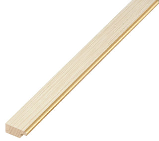 Beige panna 21 mm, finitura opaca, filo oro