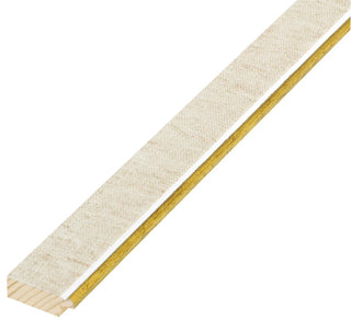 Oro 27 mm, superficie tela, filo oro
