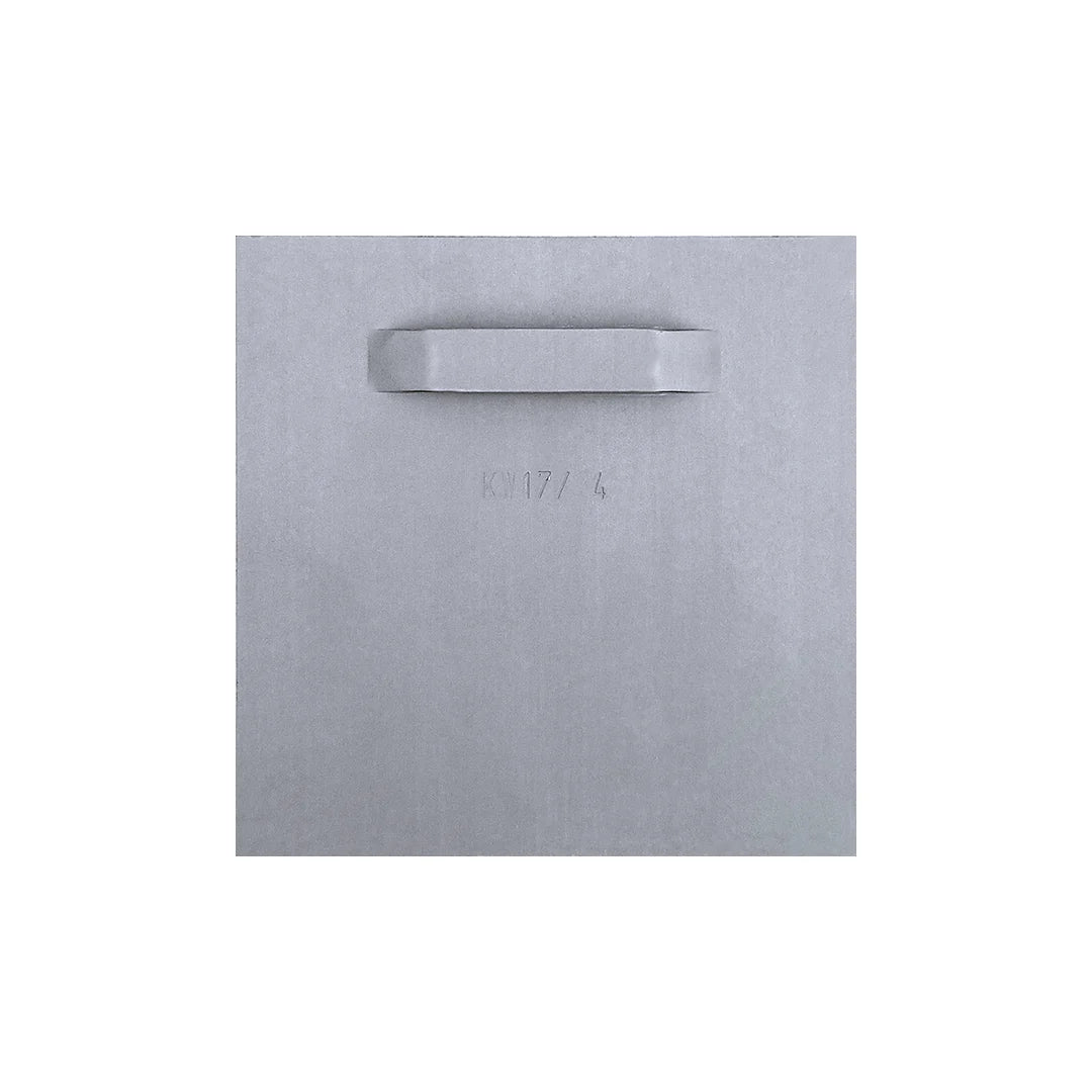 Piastra zincata autoadesiva 4×8 cm – Pezzo singolo